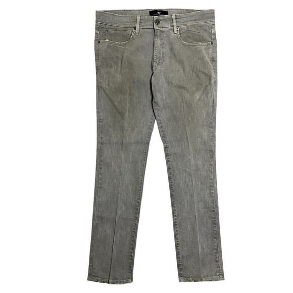 Vtg Jordan Craig Legacy Edition Aaron Jeans Men's 36/32 Gray Slim Straight Y2K - Picture 2 of 13